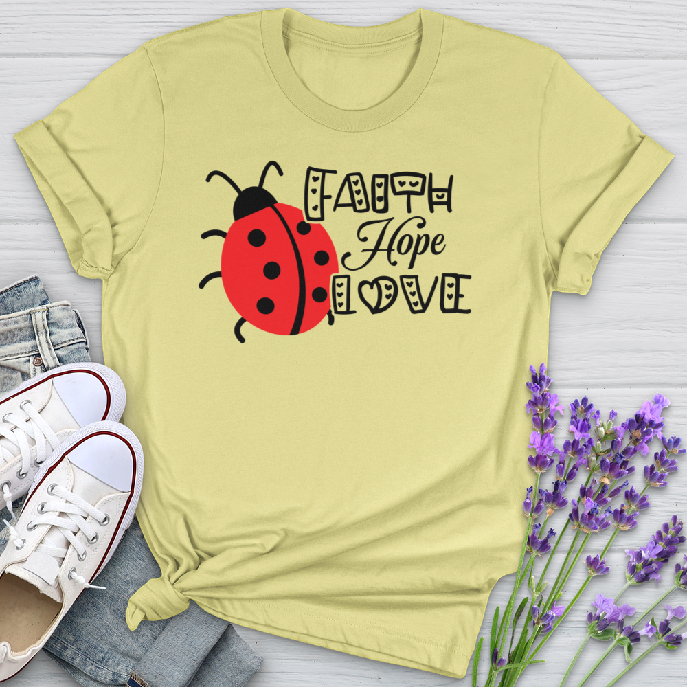 Faith Hope Love Lady Softstyle Tee