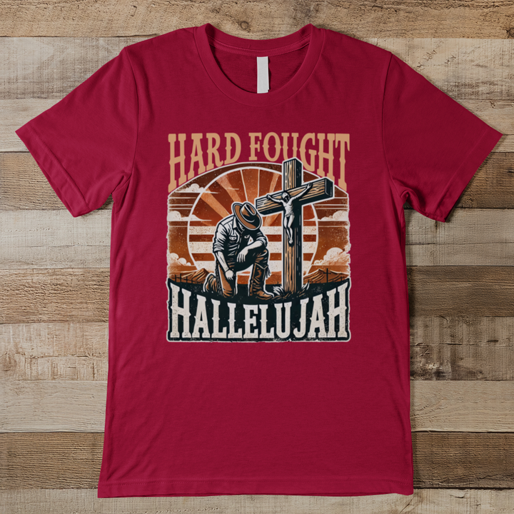 Hard Fought Hallelujah Men's Tee