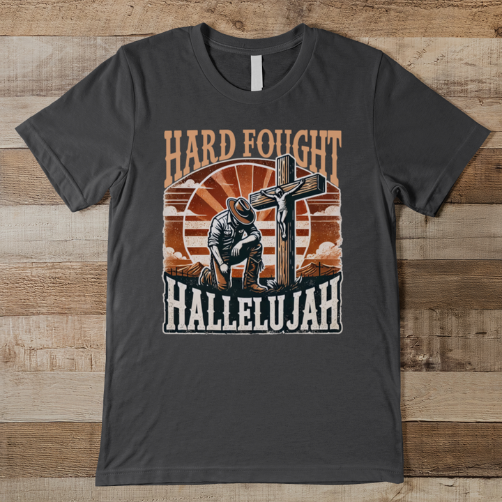 Hard Fought Hallelujah Men's Tee