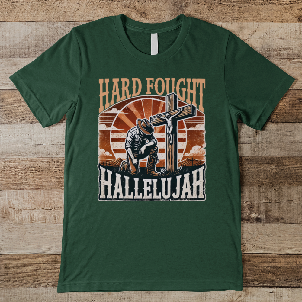 Hard Fought Hallelujah Men's Tee