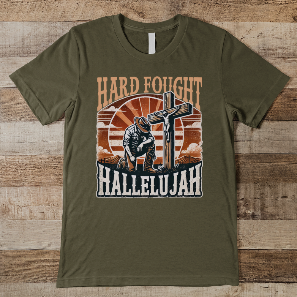 Hard Fought Hallelujah Men's Tee