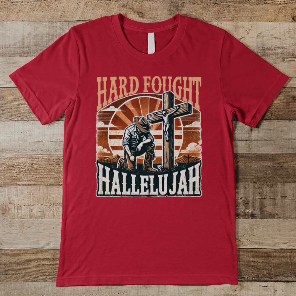 Hard Fought Hallelujah Men's Tee