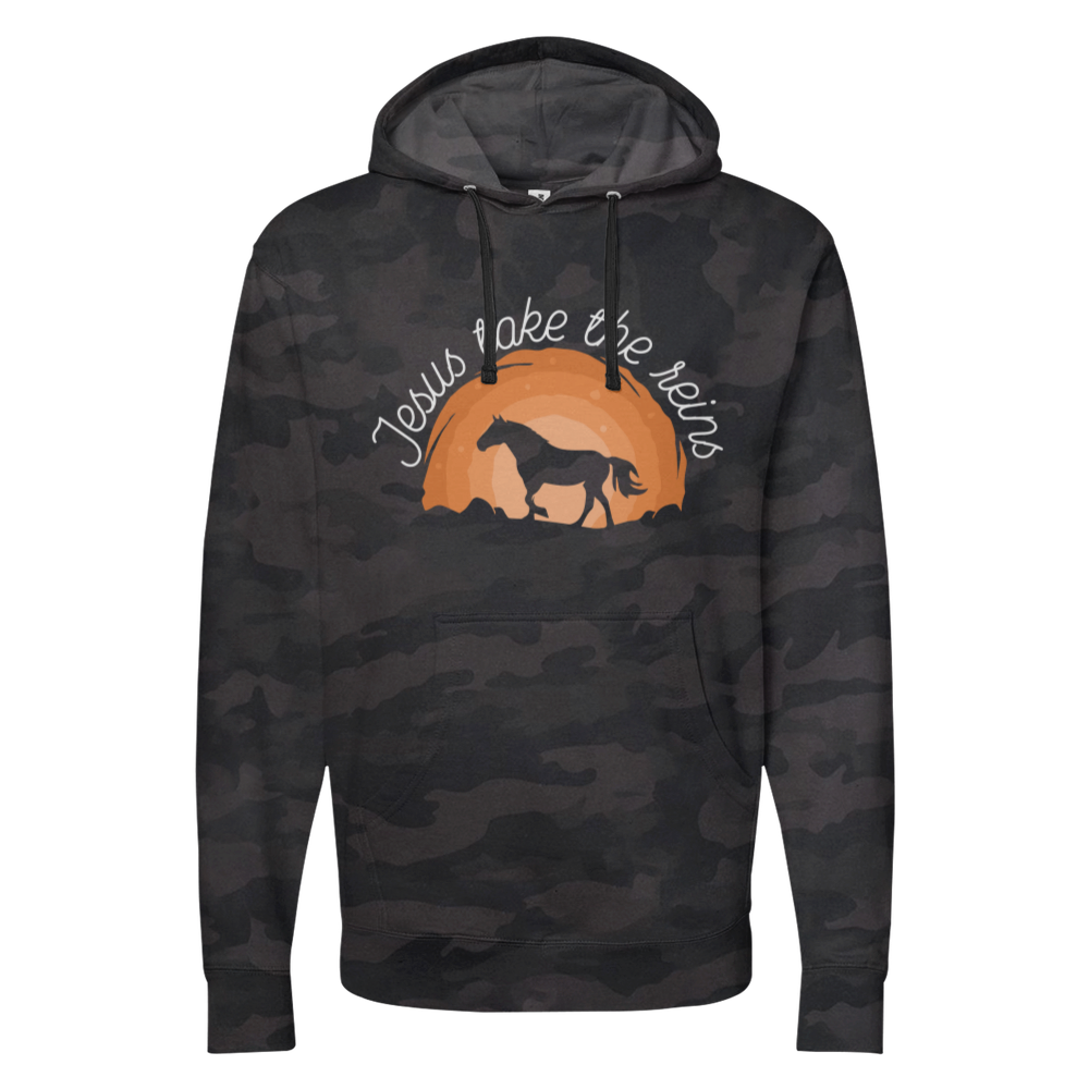 Jesus Take The Reins Midweight Hoodie