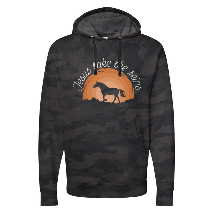 Jesus Take The Reins Midweight Hoodie