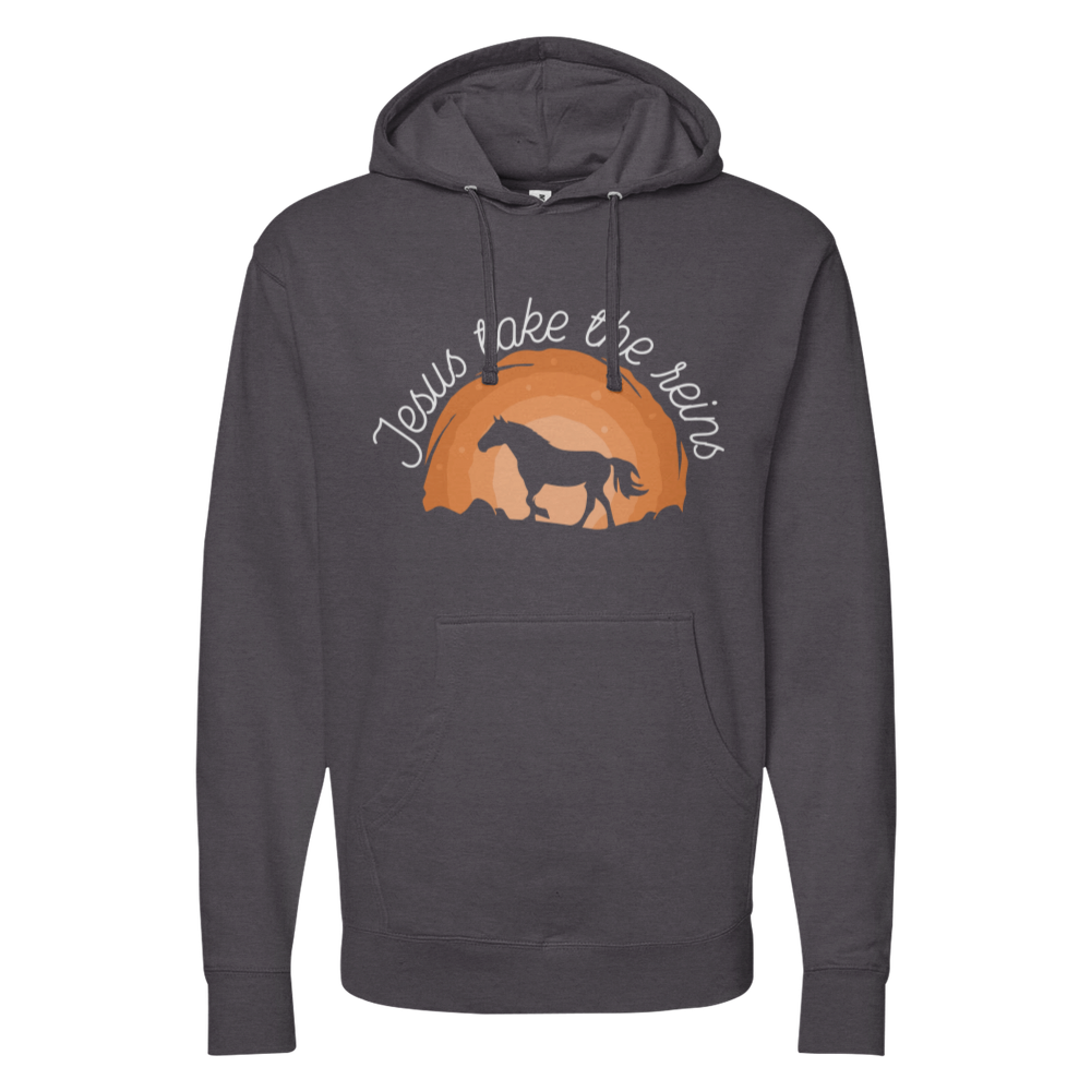 Jesus Take The Reins Midweight Hoodie