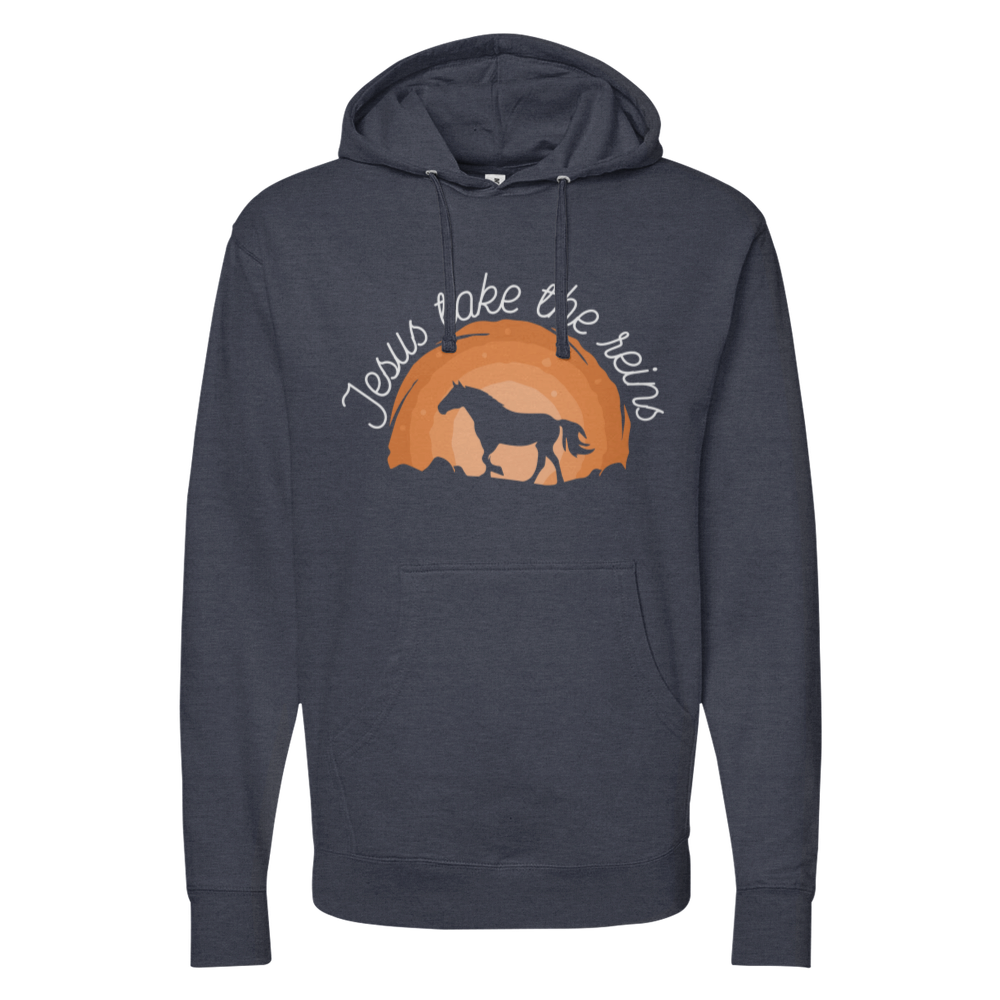Jesus Take The Reins Midweight Hoodie