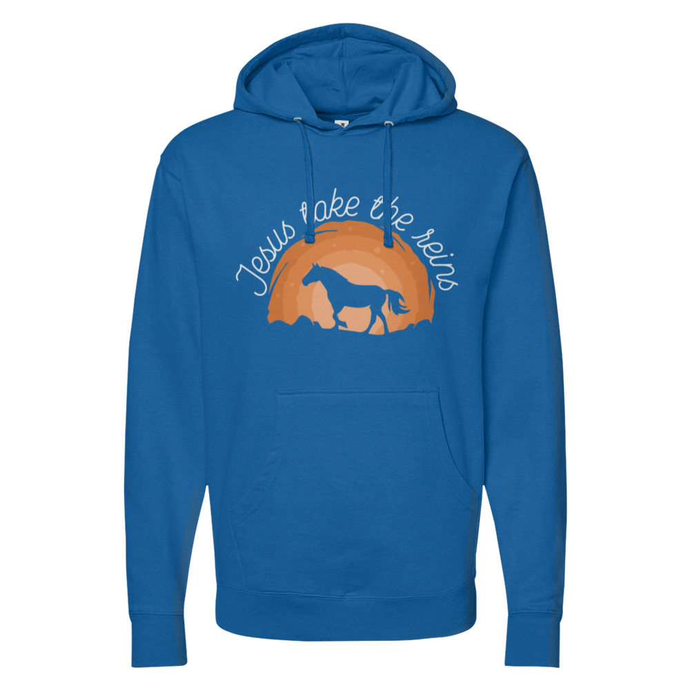 Jesus Take The Reins Midweight Hoodie