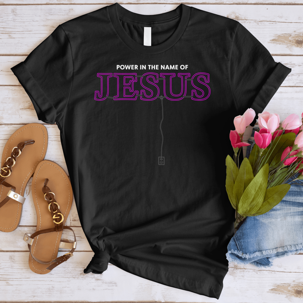 Power In The Name Of Jesus Softstyle Tee