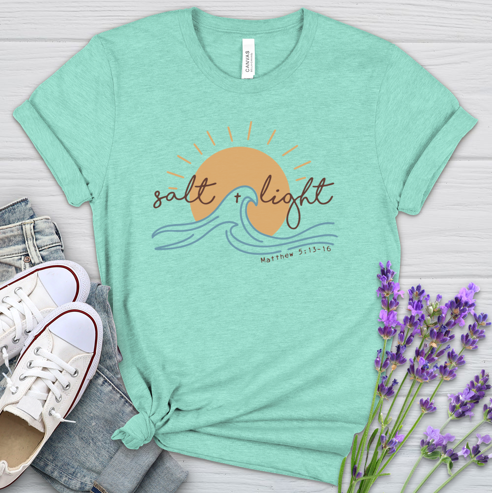 Salt & Light Heathered Tee