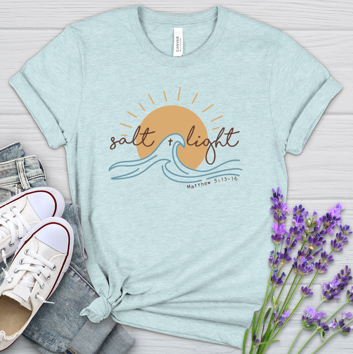 Salt & Light Heathered Tee