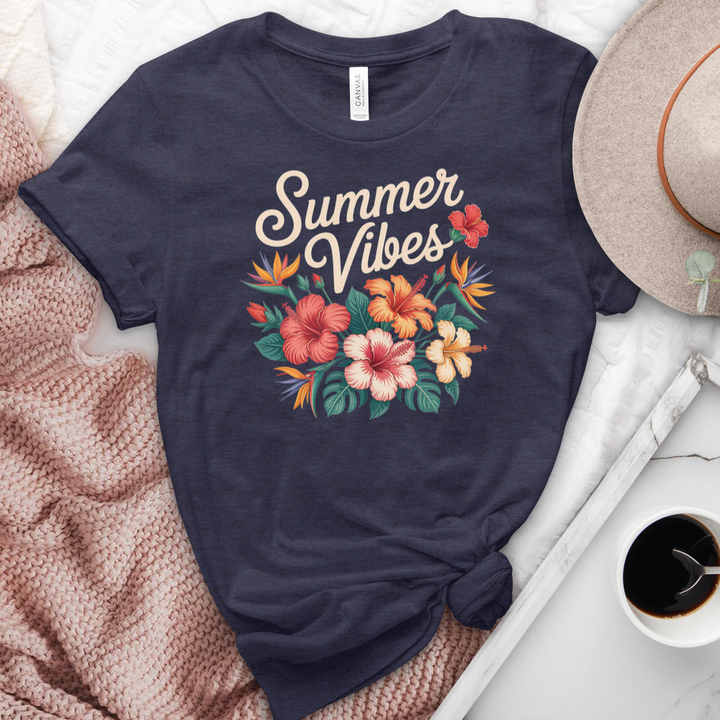 Summer Vibes Heathered Tee