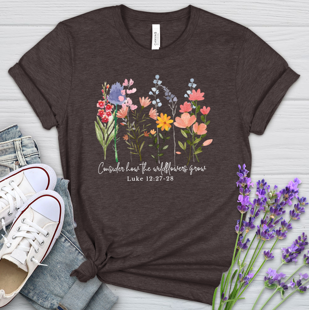 The Wildflowers Grow Heathered Tee