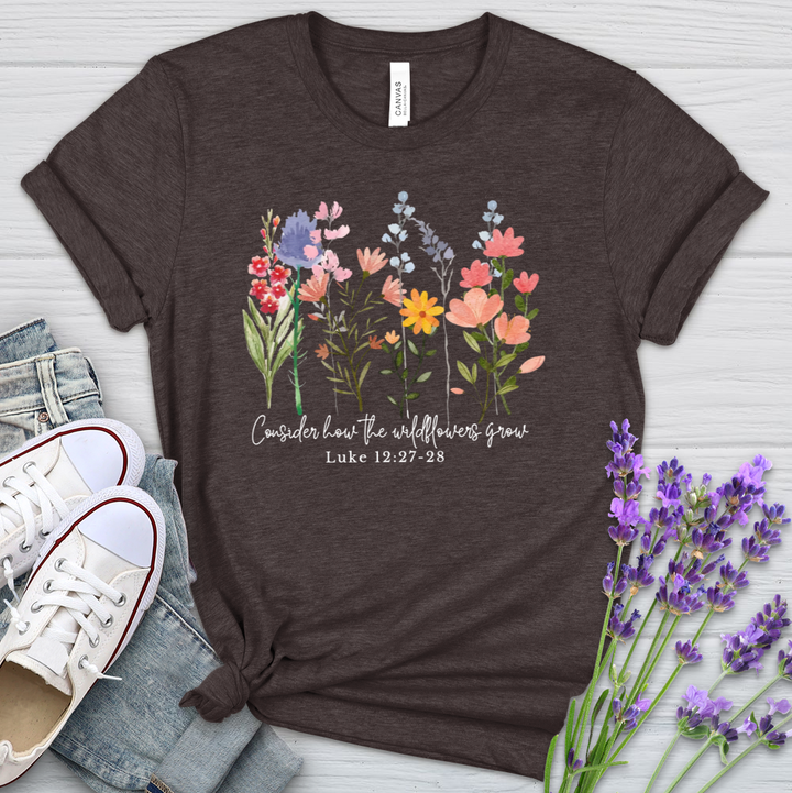 The Wildflowers Grow Heathered Tee