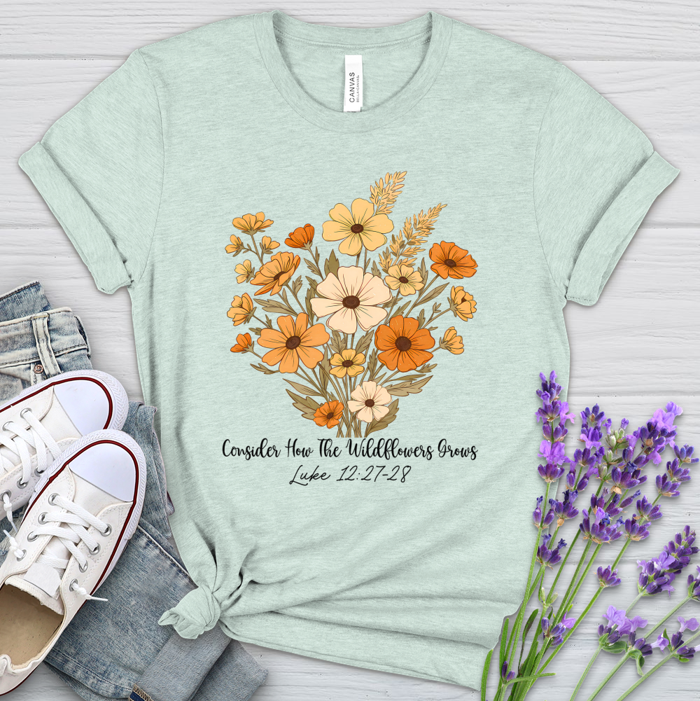 The Wildflowers Grows Heathered Tee