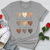 Watercolor Hearts Softstyle Tee