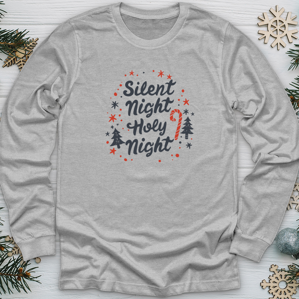 Silent Night Holy Night 01 Long Sleeve Tee