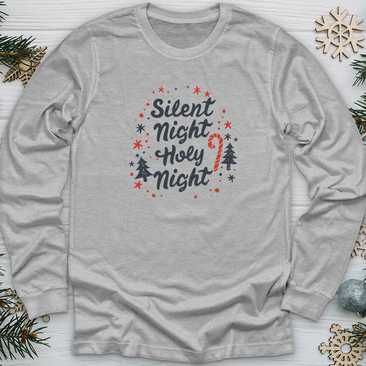Silent Night Holy Night 01 Long Sleeve Tee