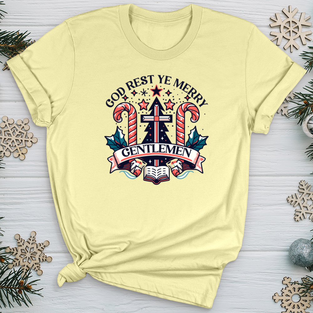 God Rest Ye Merry Gentlemen Softstyle Tee