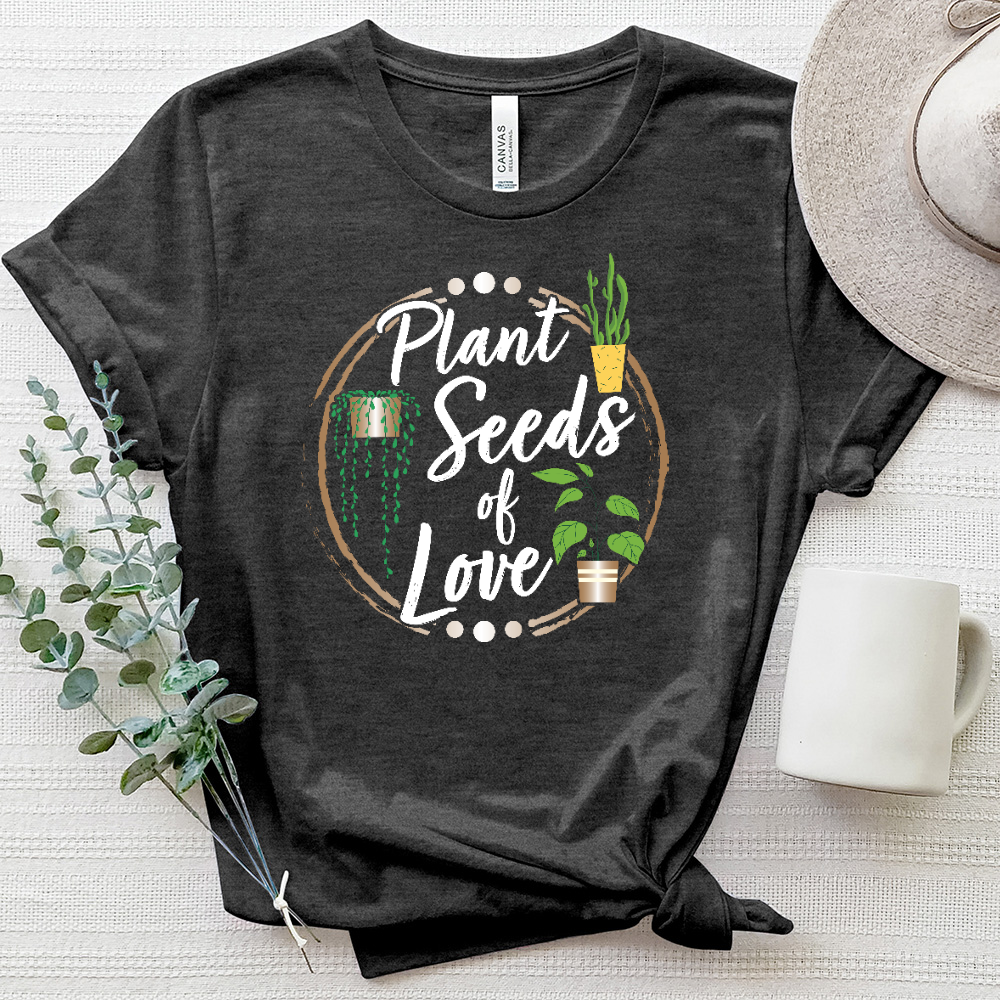 Plant Seeds Of Love Circle Heathered Tee