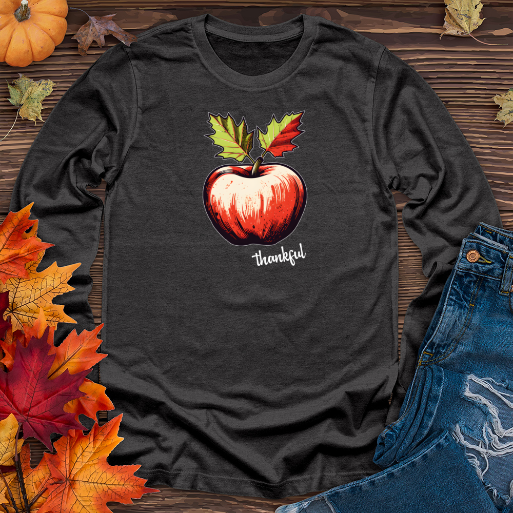 Vintage Canadian Maple Apple Long Sleeve Tee