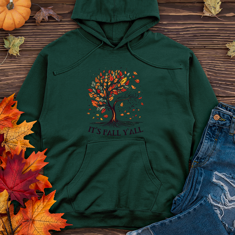 It's Fall Y'all Blooming Midweight Hoodie