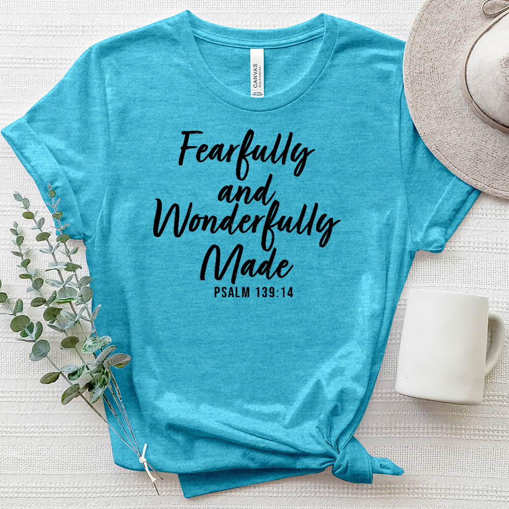 Fearfully and Wonderfully Made Heathered Tee