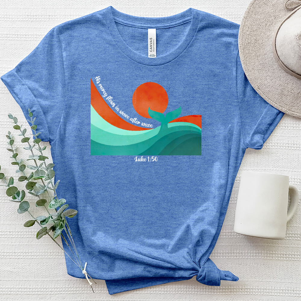 Wave After Wave Heathered Tee
