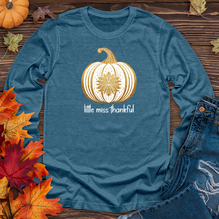 Vintage Golden Pumpkin Long Sleeve Tee