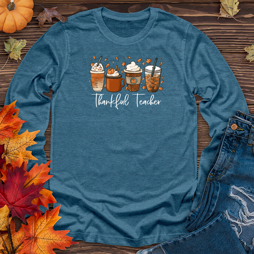 Thankful Teacher Long Sleeve Tee