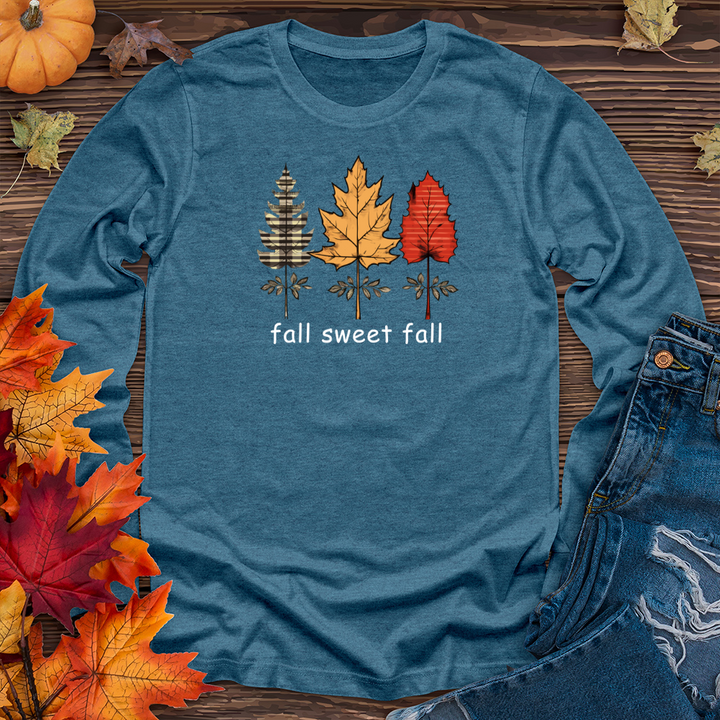 Vintage Rustic Woods Flannel Trio 01 Long Sleeve Tee