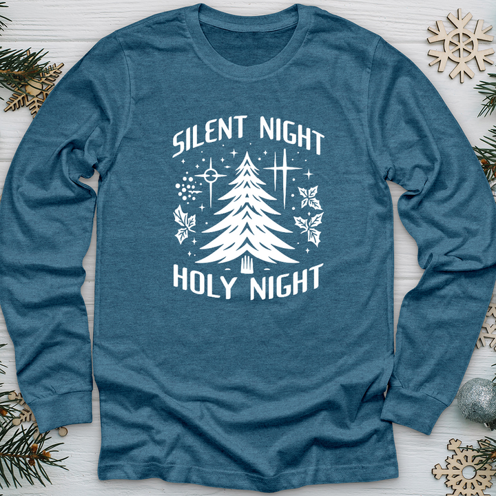 Silent Night Holy Night Long Sleeve Tee