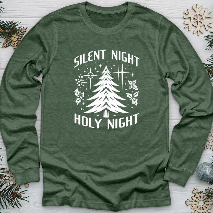Silent Night Holy Night Long Sleeve Tee