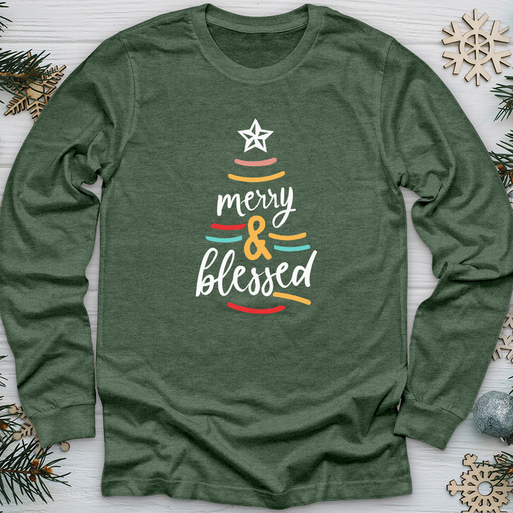 Merry and Blessed 2 Long Sleeve Tee