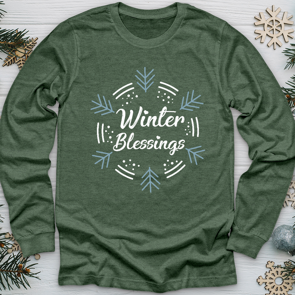 Winter Blessings Long Sleeve Tee