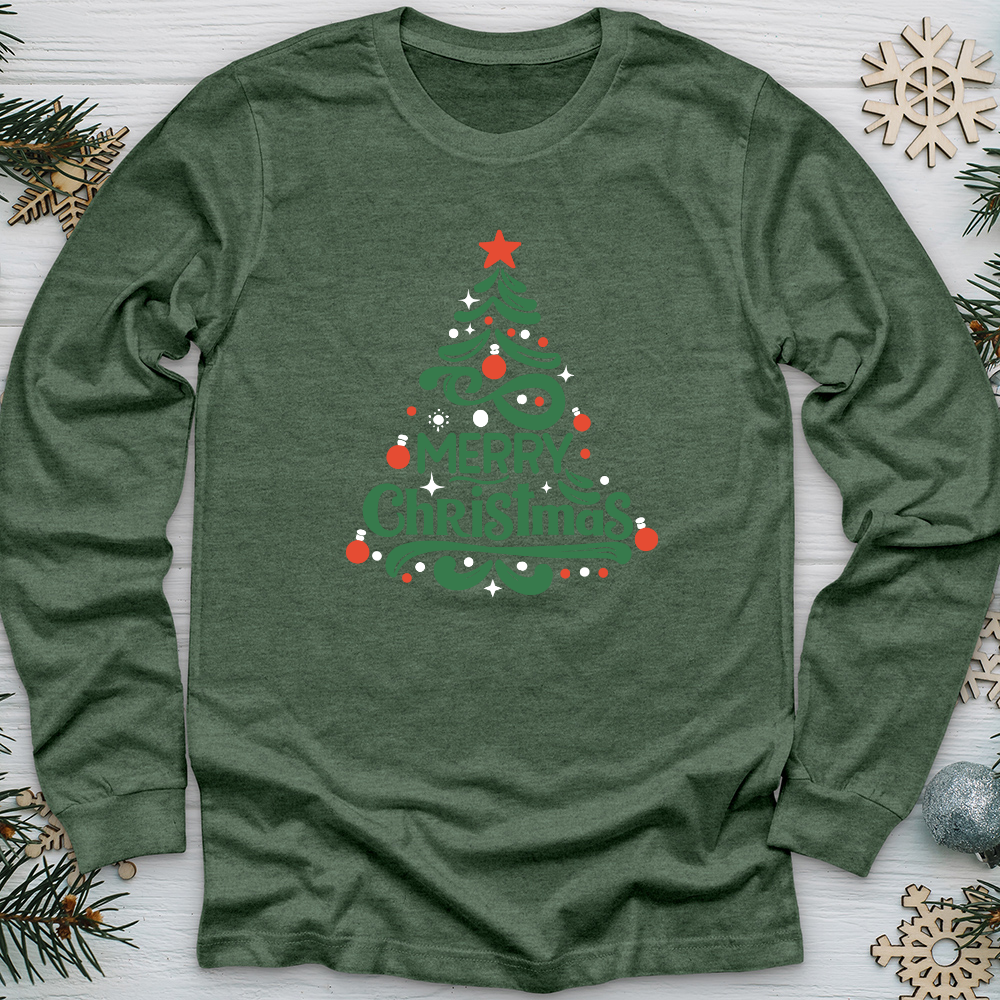 Merry Christmas Long Sleeve Tee