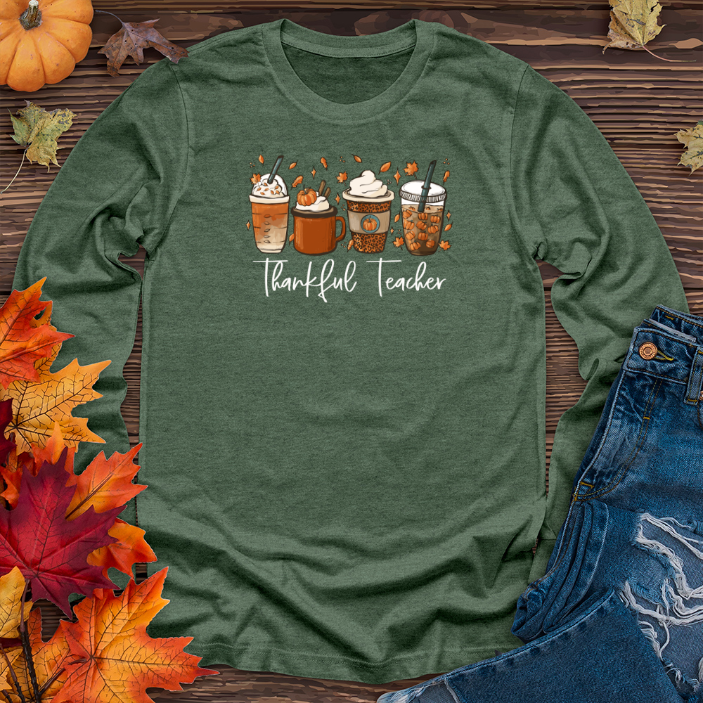 Thankful Teacher Long Sleeve Tee