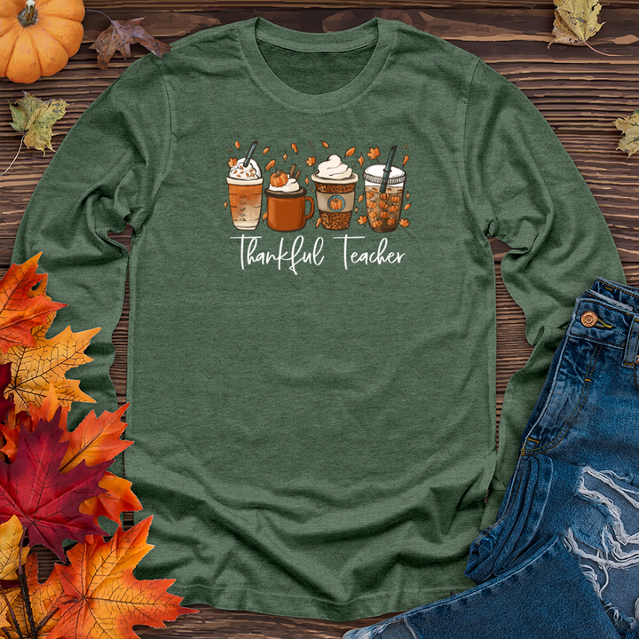 Thankful Teacher Long Sleeve Tee