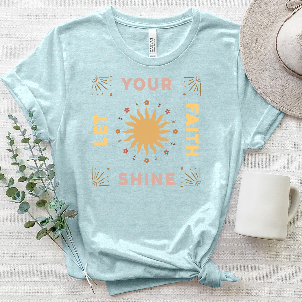 Shining Faith Heathered Tee