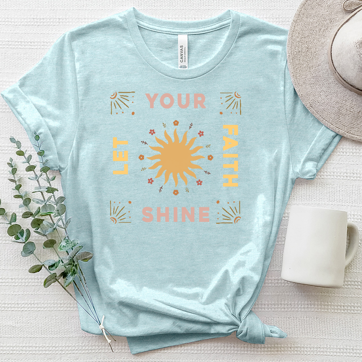 Shining Faith Heathered Tee