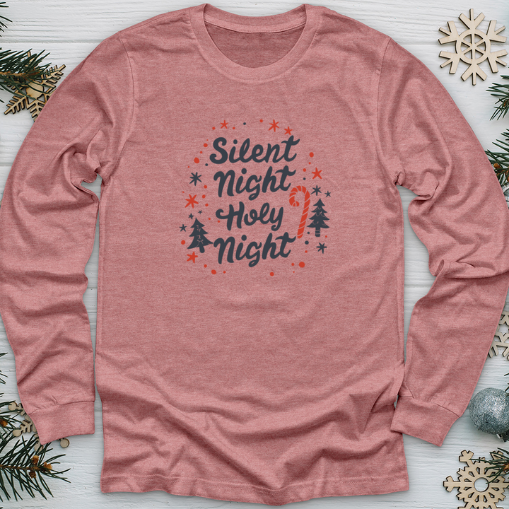 Silent Night Holy Night 01 Long Sleeve Tee