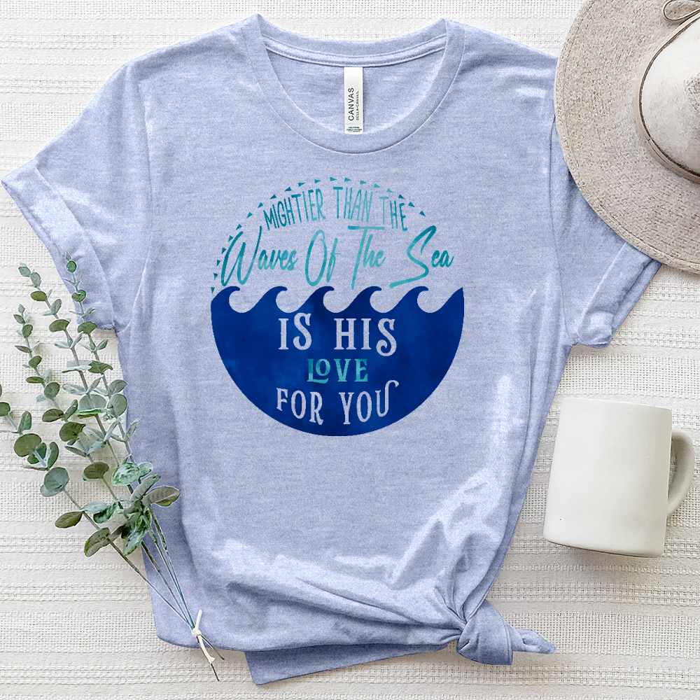 Waves of the Sea Heathered Tee