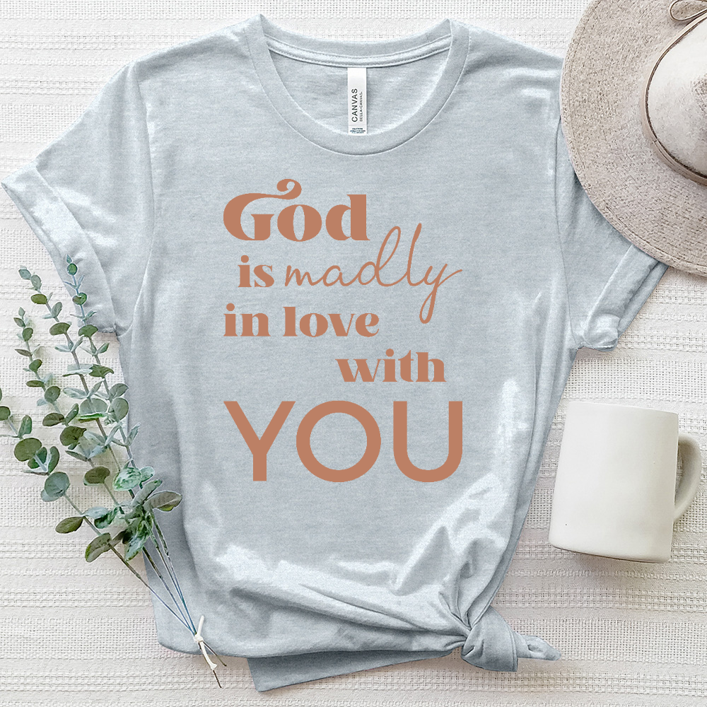 God Is Inlove With You Heathered Tee
