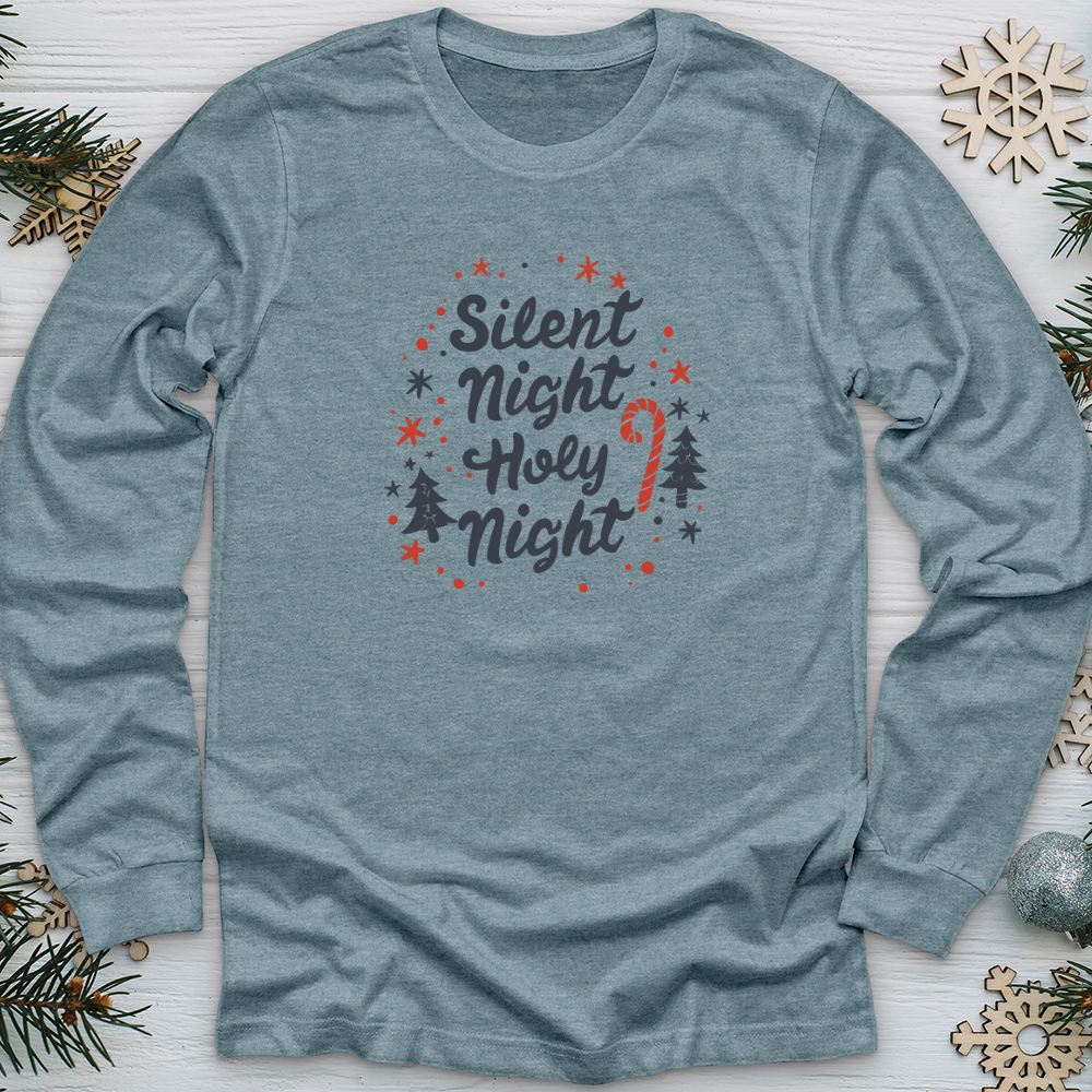 Silent Night Holy Night 01 Long Sleeve Tee