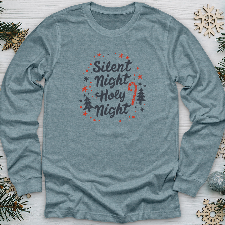 Silent Night Holy Night 01 Long Sleeve Tee