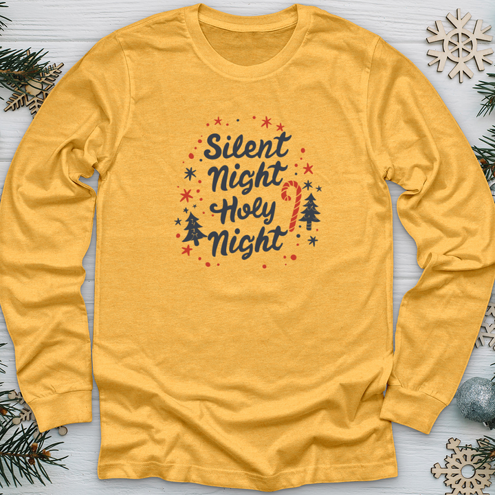 Silent Night Holy Night 01 Long Sleeve Tee