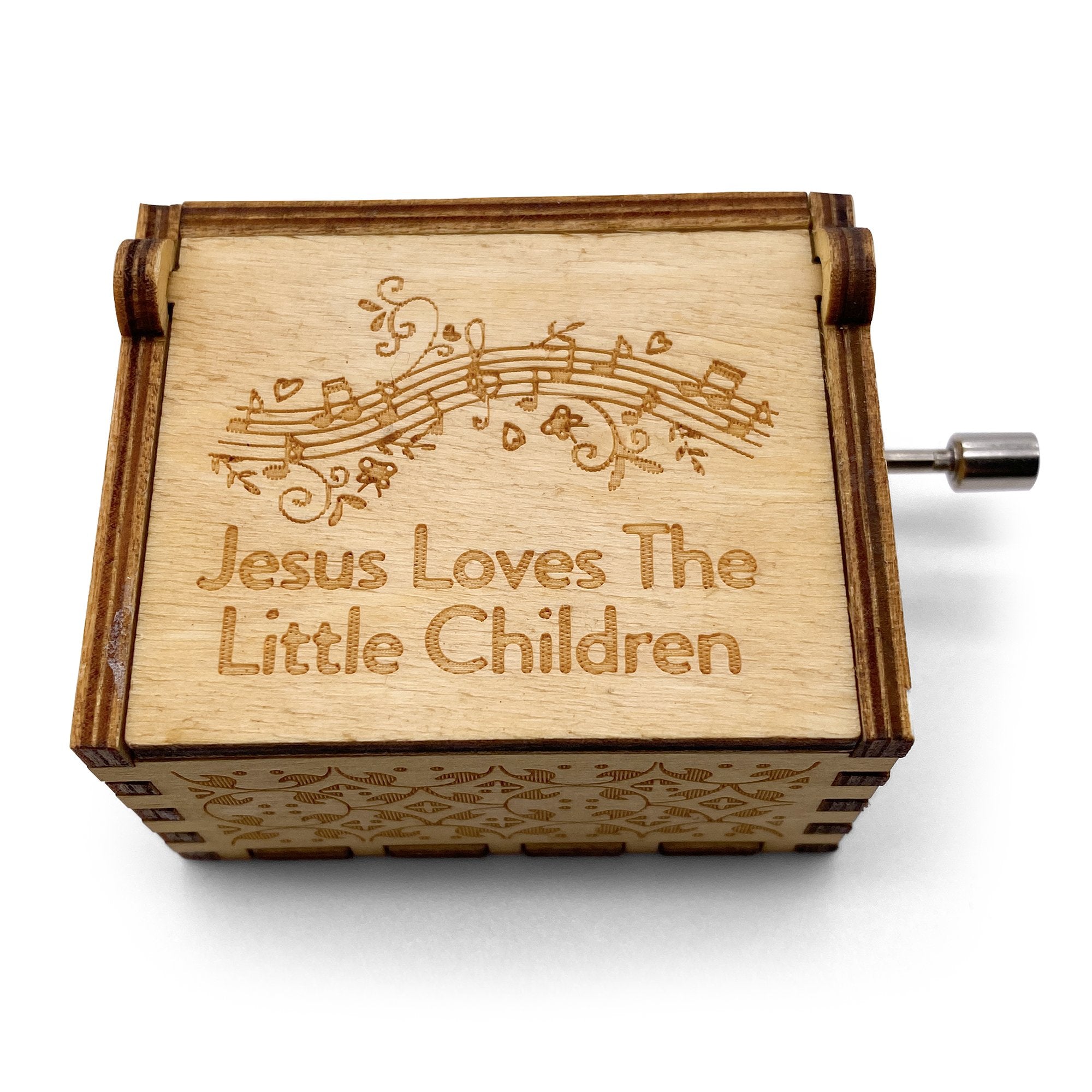 Jesus Loves The Little Children Custom Music Box
