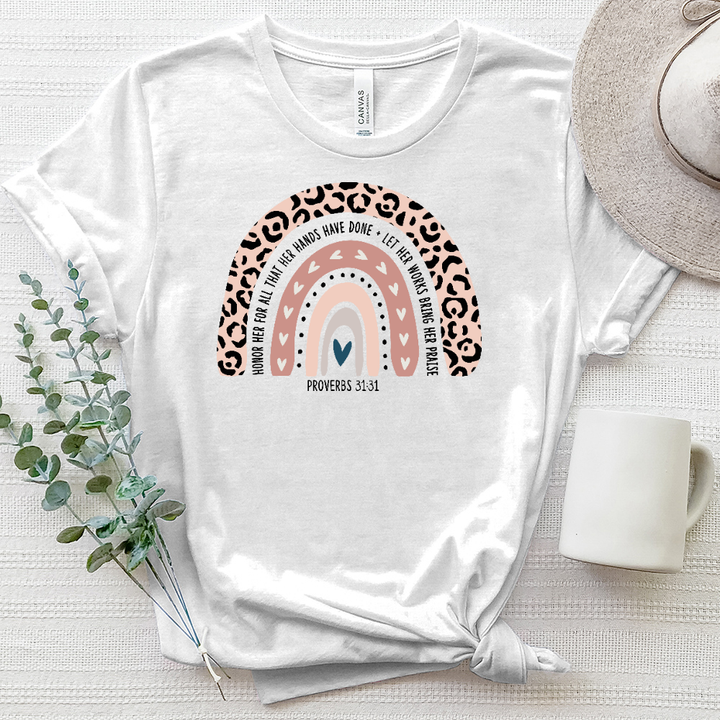 Honor Her Proverbs 3131 Heathered Tee