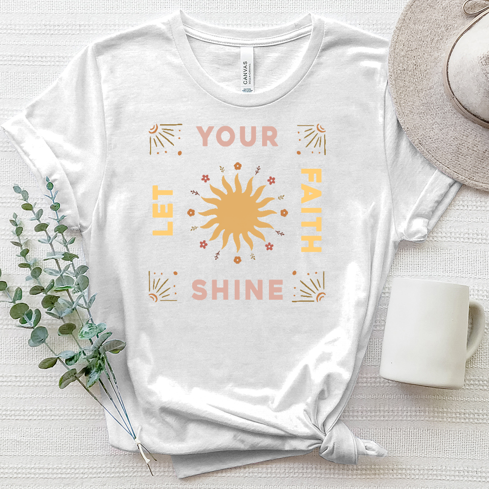 Shining Faith Heathered Tee