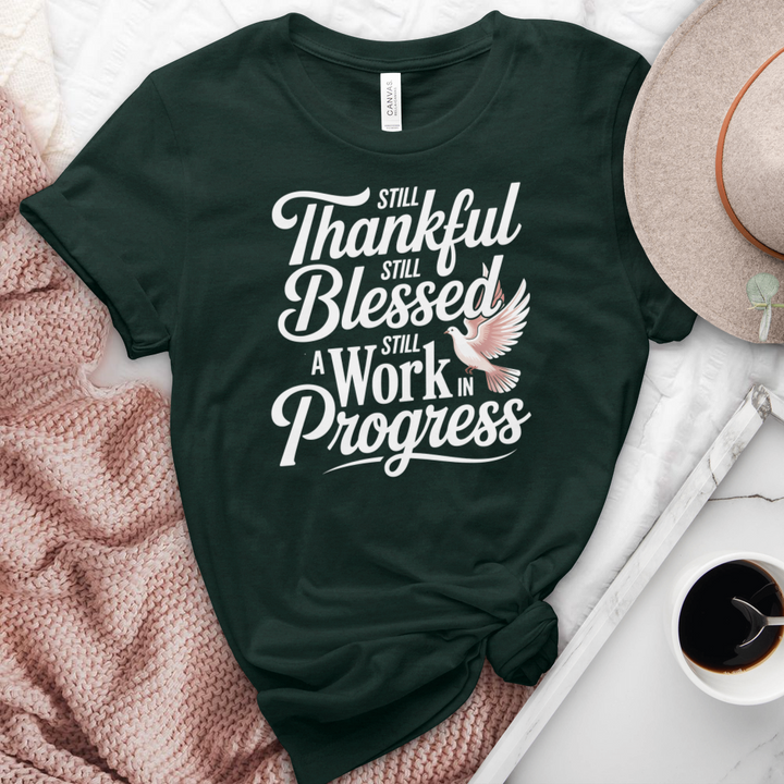 A Work In Progress Heathered  Tee