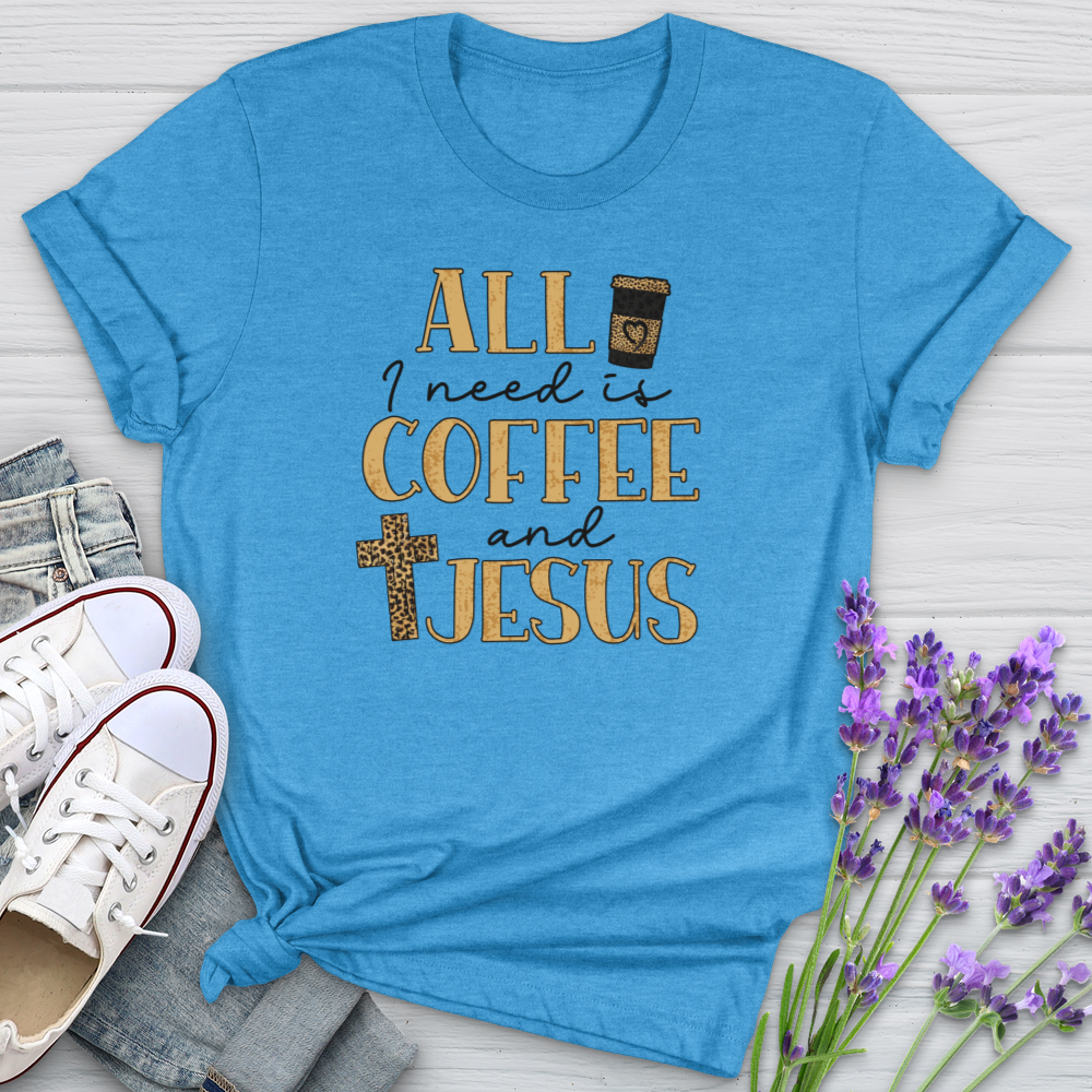 All I Need Is Coffee & Jesus Softstyle Tee